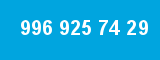 996 925 74 29 996 925 74 29